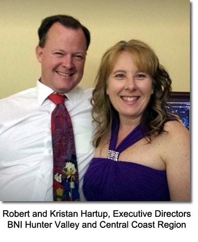 Robert Kristan Hartup Executives Directors BNI Hunter Valley Central Coast